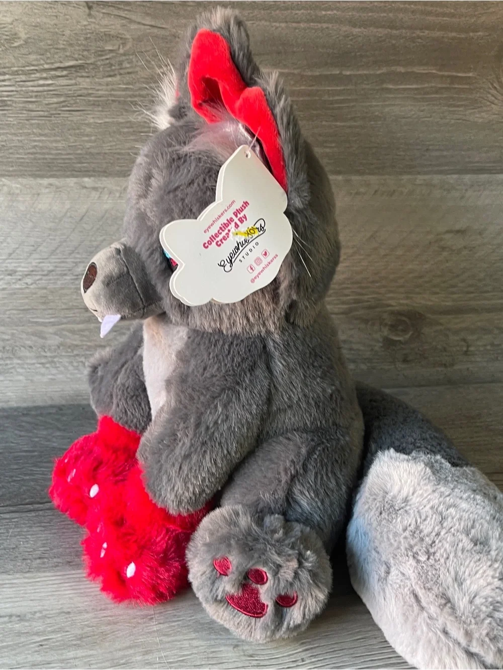 Whiskers Club Fenrir Norse Protectors Wolf Plush EyeWhiskers Studio